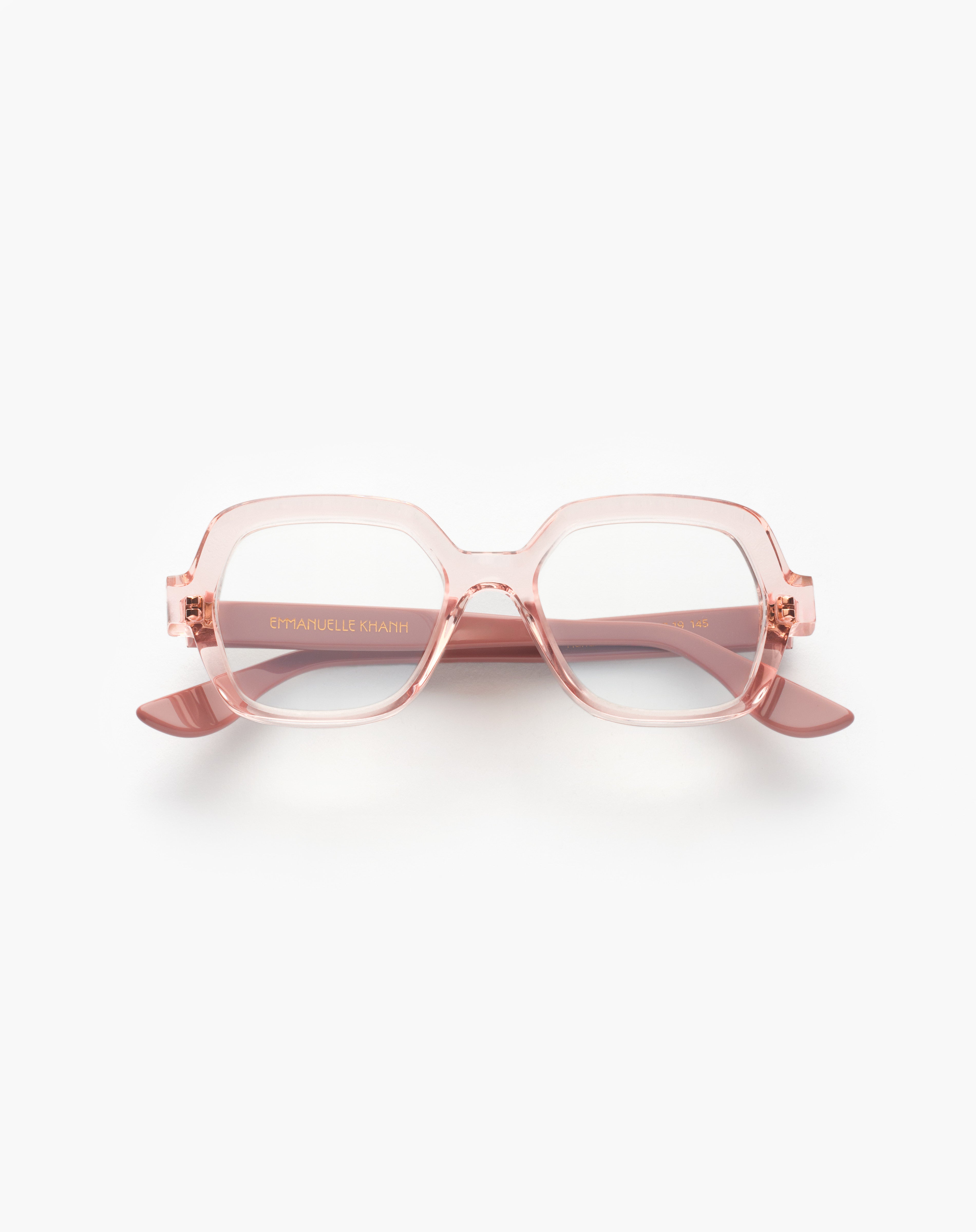 小物 EMMANUELLE KHAHN Emmanuelle Khanh® EK OLYMPIA Square Eyeglasses - EuroOptica